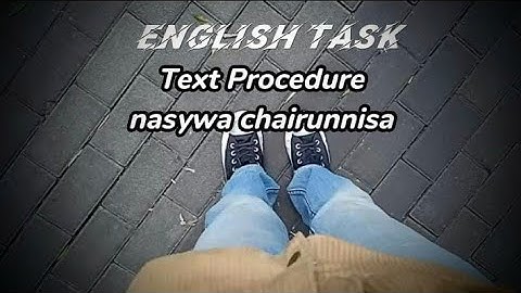 English Task - Text Procedure How To Operate ATM