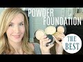 The BEST POWDER FOUNDATION for OILY SKIN | Mature Skin | My Favorites!