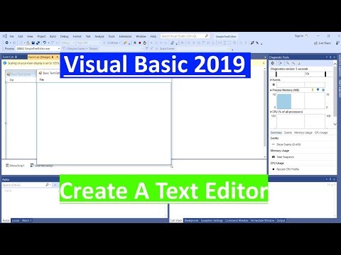 Introduction to Visual Basic Series  - Basic Text Editor Application