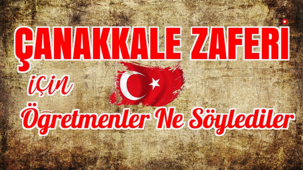 Çanakkale Zaferi'nin 102. Yılı Anısına - YouTube