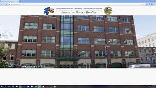 Maryland EMS Interactive History Timeline Tutorial
