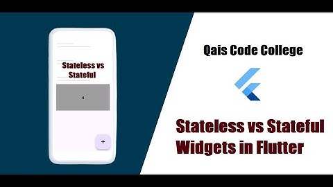 Stateless vs Stateful Widgets in Flutter in Urdu Hindi| Flutter Widget Lab Explained with Examples