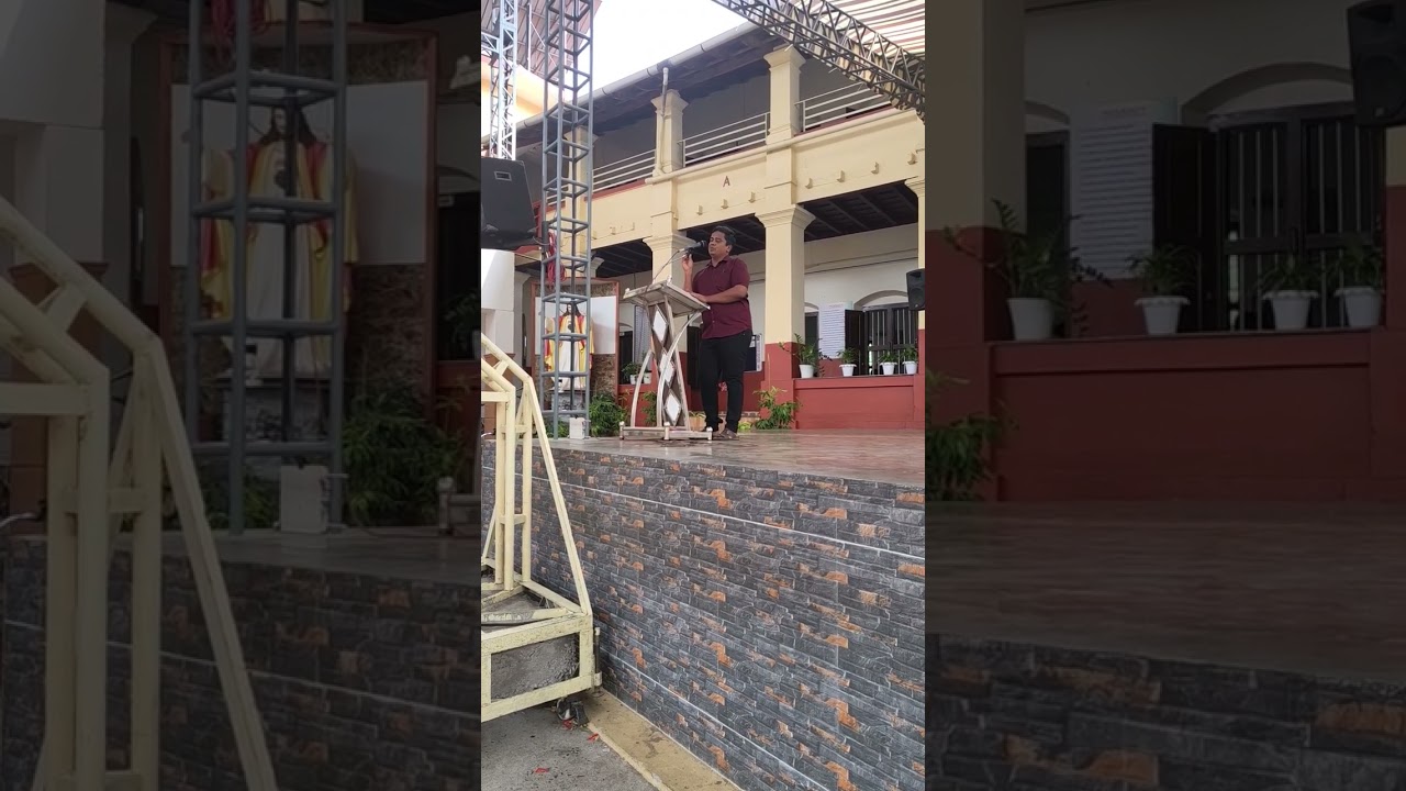 PTA Vice President Mr Musthafa introducing music composer Beethoven  