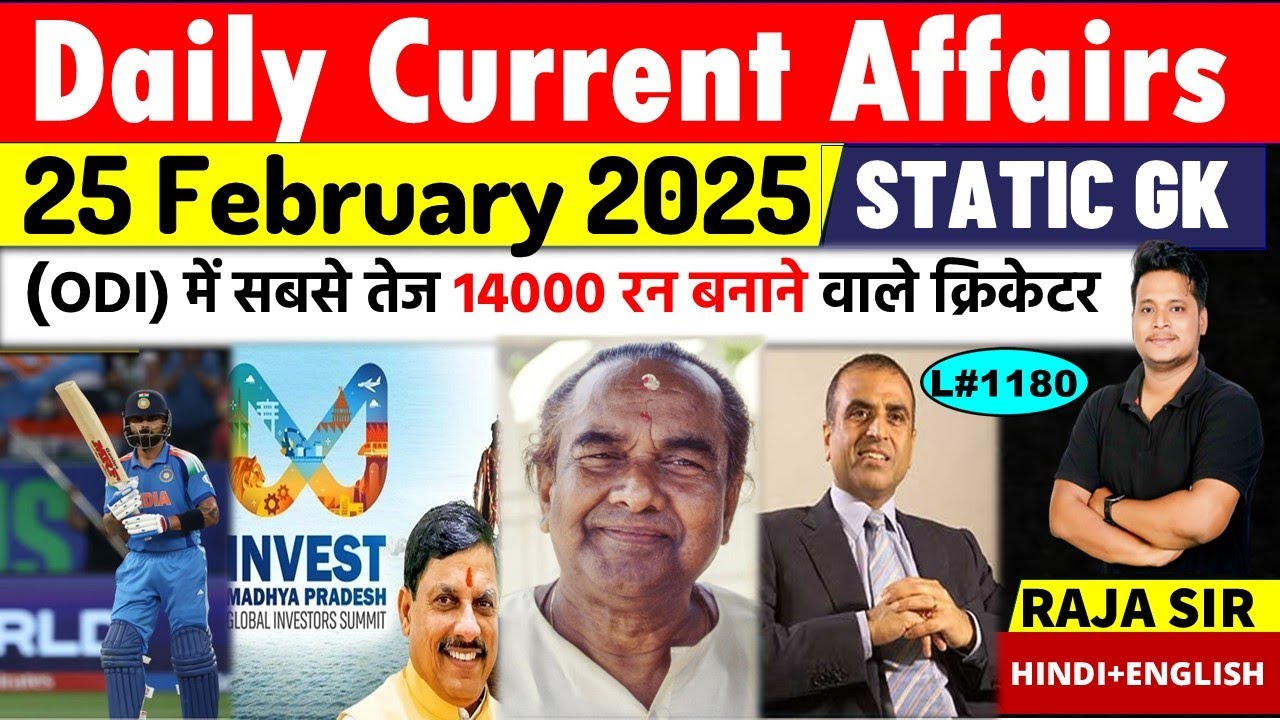 25 February 2025 |Current Affair Today | Daily Current Affairs | Ssc ...
