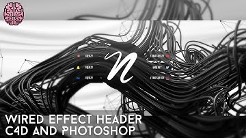 Tutorial: Wired Effect Header | C4D + Photoshop by Qehzy
