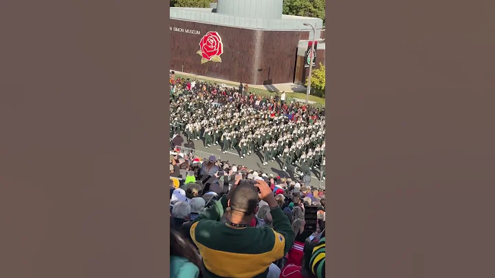 Norfolk State Spartan Legion Marching Band at 134th Rose Bowl 🌹