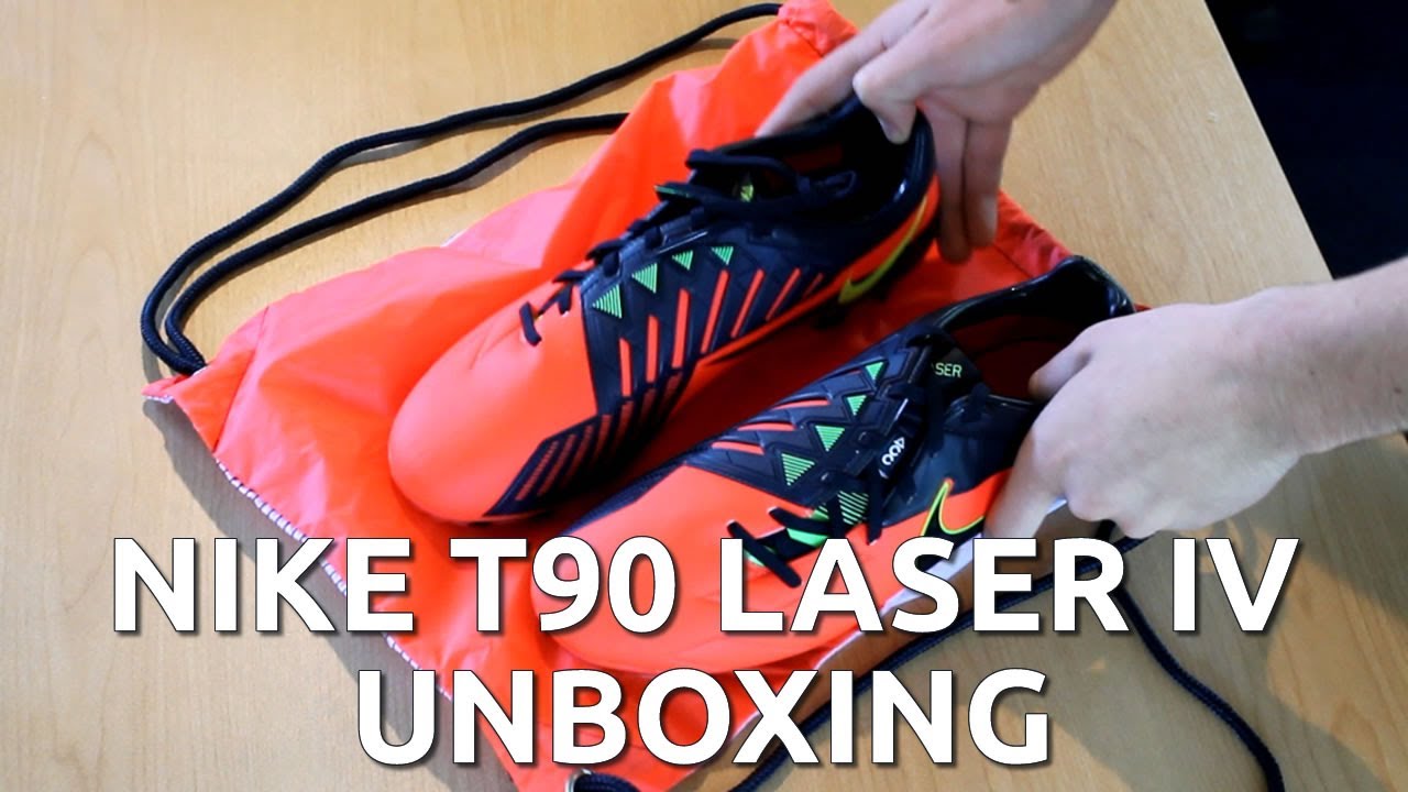 Nike T90 Laser IV Unboxing FootballBoots.co.uk YouTube