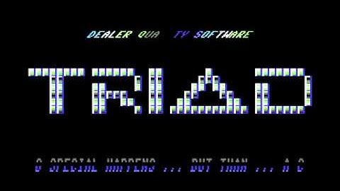 Triad - Dealer Quality Software - Commodore 64