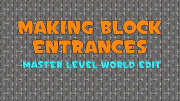 How to Make Prison Block Entrances - Expert Level World Guard Tutorial xD JK