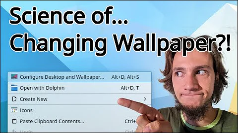 KDE DEVLOG: The Science Of... Changing The Wallpaper!?