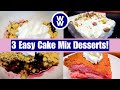 3 Quick and Easy WW Cake Mix Desserts (Weight Watchers) Points on all Plans💚💙💜