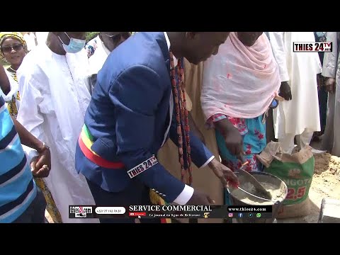 Pose 1ère pierre centre d'analyses médicales à Mont-Rolland