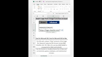 Excel hack-4 || Insert Logo from image function in Microsoft😲 #excel #exceltips #exceltricks #short