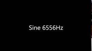 Sine 6556Hz Audio Only