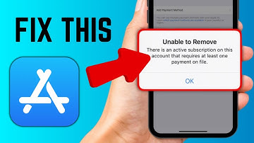 How to Fix Unable to Remove Payment Method in App Store | 2025 
