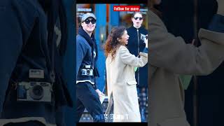 ZENDAYA COLEMAN AND JACOB ELORDI SPOTTED‼️😍 NEW #shorts #zendayashorts #jacobelordi