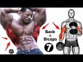 Back & Biceps Workout At Gym//Top 7 Effective Exercise
