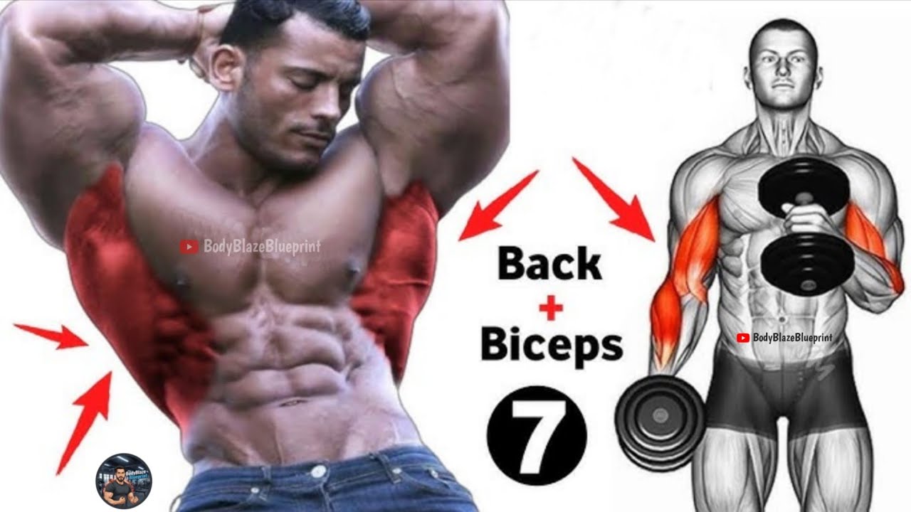 Back & Biceps Workout At Gym//Top 7 Effective Exercise