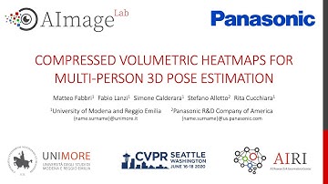 CVPR 2020 - Compressed Volumetric Heatmaps for Multi-Person 3D Pose Estimation
