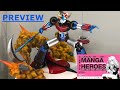 L'imponente statua di Goldrake esposta a Manga Heroes