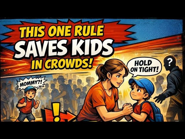 “THIS ONE RULE-SAVES KIDS IN CROWDS” #KidsSafety #ChildSafety #KidsStory #StoryTime #EmotionalStory