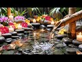 🌿 Bamboo Water &amp; Birds Singing 🎹 Soft Piano Music for Deep Sleep, Stress Relief &amp; Relaxation