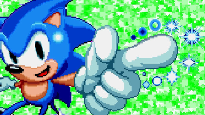 Trying to sprite a title screen for Mighty the Armadillo (Newer Sonic Mania  Deluxe) 