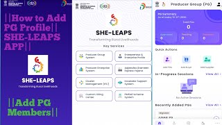 ||SHE-LEAPS APP||PG Profile Entry||Members Entry|| screenshot 5