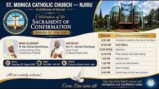 YOUNIB TV LIVE: CELEBRATING ST.MONICA DAY : ST.MONICA CATHOLIC CHURCH NJIRU PARISH.