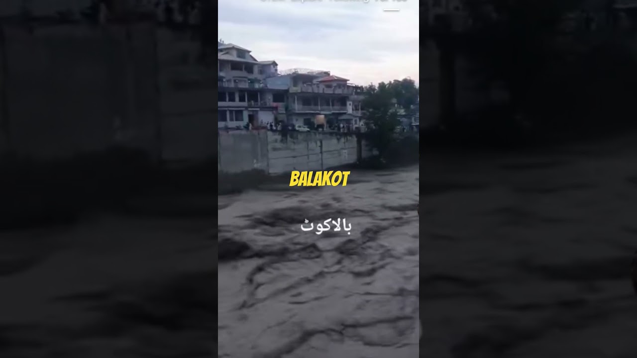 floode furious Darya Kunhar in Full Swing – Balakot’s Wild Beauty 