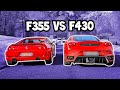 Ferrari F355 vs F430 - First LOUD Drive of the Year! [POV]