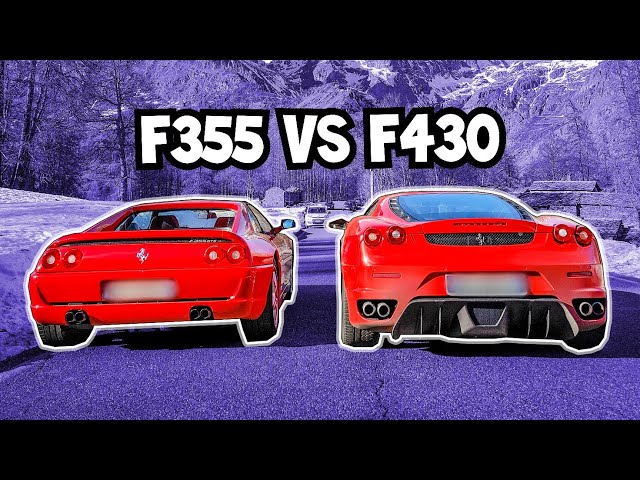 Ferrari F355 vs F430 - First LOUD Drive of the Year! [POV] - YouTube