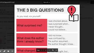 Nonfiction Notice and Note Signpost Lesson