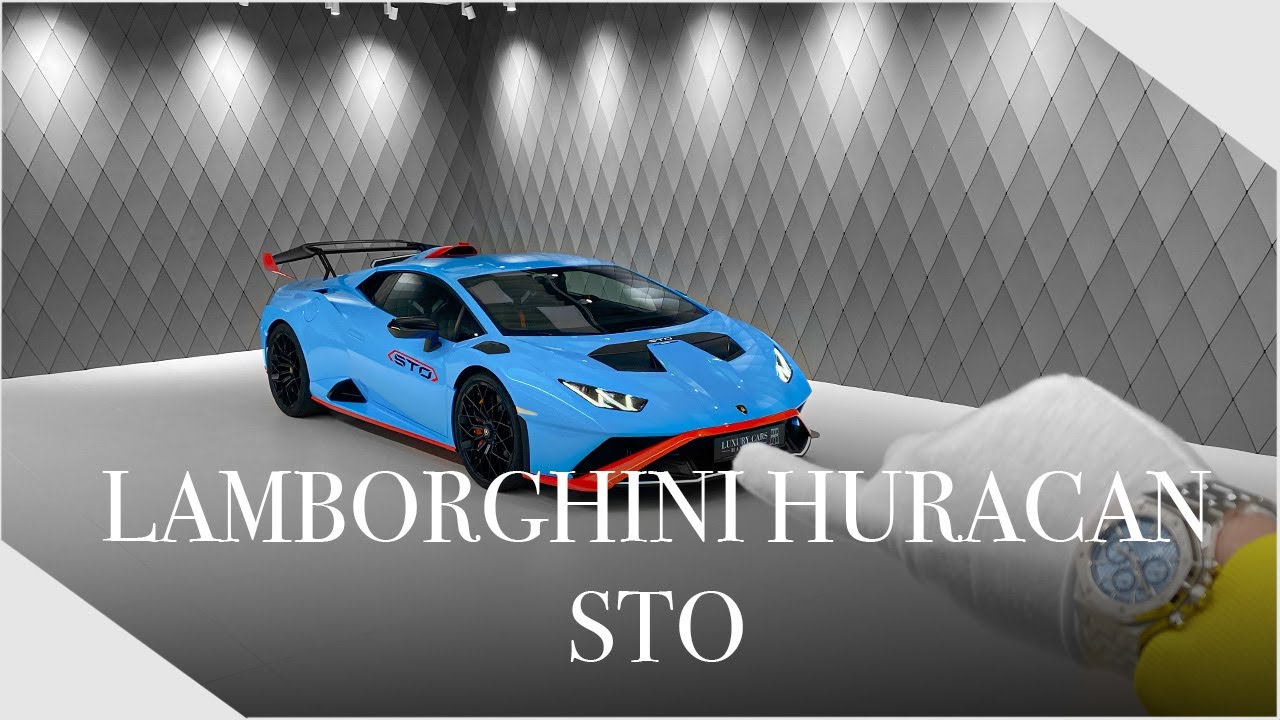 Lamborghini HURACAN STO in amazing colour combination - Detailed Walkaround | Luxury Cars Hamburg
