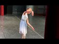 Backstage sneak peek - Wet Wings - Elsa Wang, age 7 #dance #dancevideo #ballet