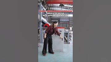 Double Roll Magnetic Separator: Double Magnetic Force + High-Efficiency Sorting. #magnetic#sorting