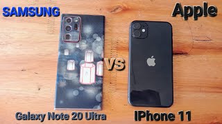 IPhone 11 vs Galaxy Note 20 Ultra Speed Test