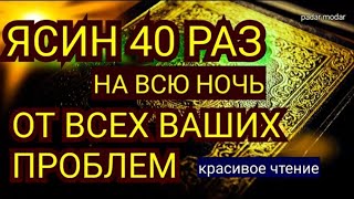 Сура Ясин 40 раз, От всех ваших проблем, (ЧилЙасин) от джины, порчи и сглаза, врагов и злых людей.