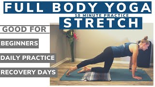Full Body Yoga Stretch in Tabletop (Beginner Friendly)