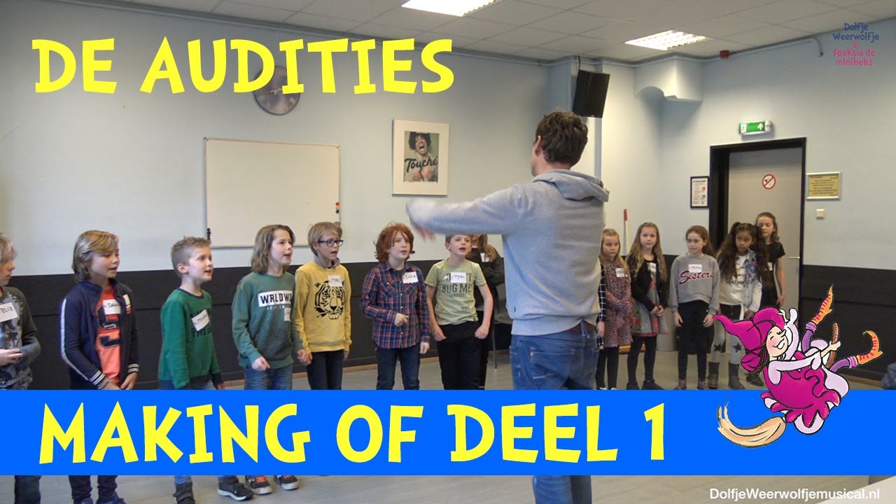Musical Dolfje Weerwolfje & Foeksia de Miniheks: Making of Deel 1 - De kindercast stelt zich voor!