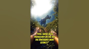 "POV: I Woke Up in Prehistory on the Day the Dinosaurs Went Extinct!" #POV #shorts  #dinosaur
