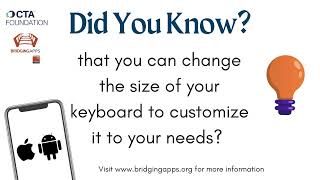 Did You Know? Larger Keyboard (Android) screenshot 3
