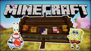 Часть #2 - Строим большой ресторан красти краб в Minecraft