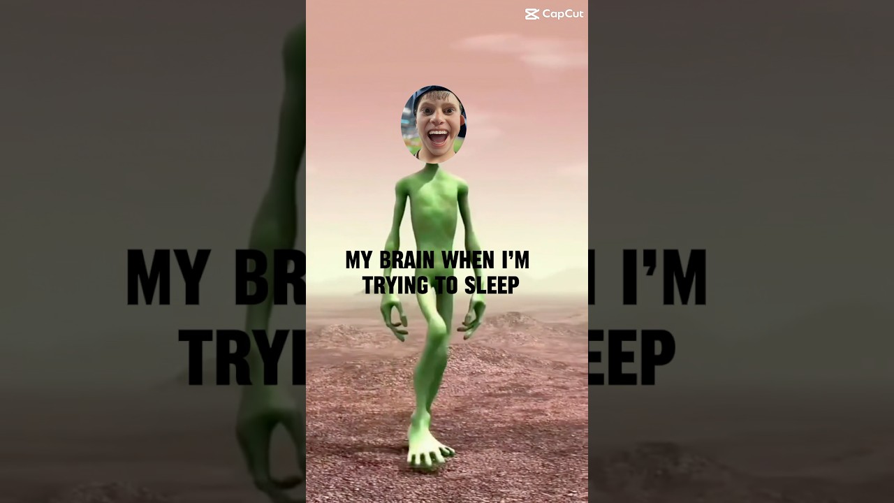 Me when￼ I’m trying to sleep 