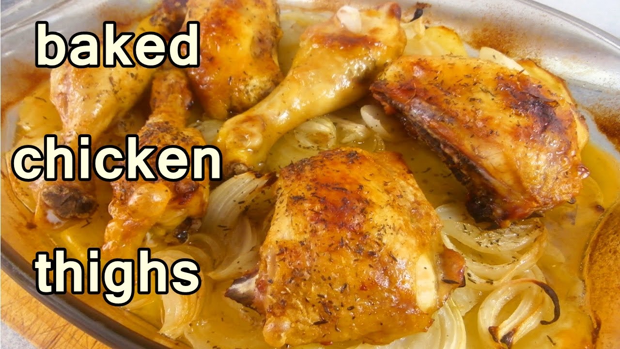 BAKED CHICKEN THIGHS - Tasty and Easy Food Recipes For ...