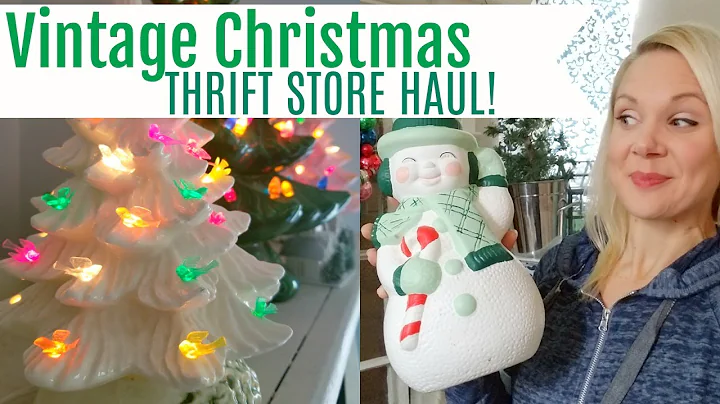 THRIFT WITH ME Vintage Christmas THRIFT STORE HAUL Ceramic Tree Ornaments Items for ReSale & FLIP