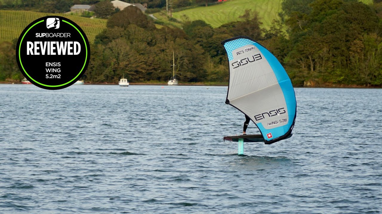 Ensis Wing 5.2m / SUPboarder wing review - YouTube