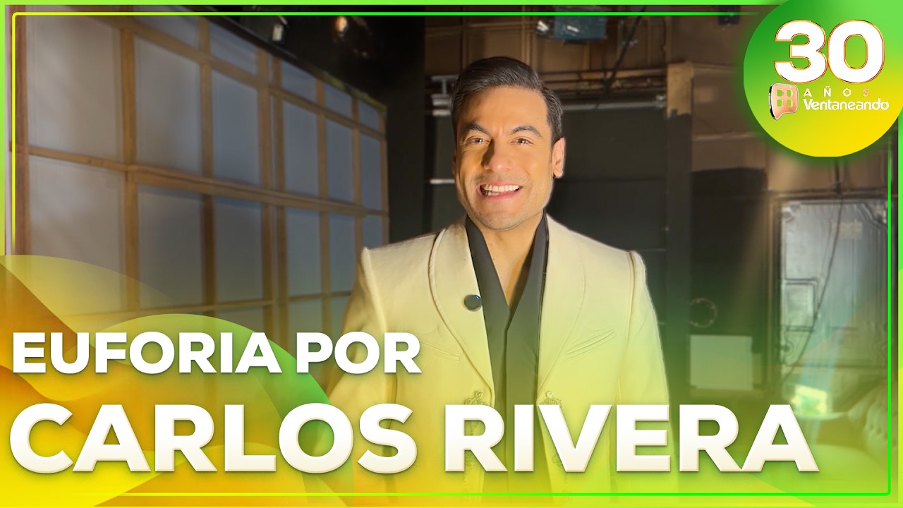 ¡La visita de Carlos Rivera en nuestro foro causó una euforia total!🤩😱 | Ventaneando