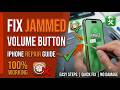 how to fix jammed volume button on iphone