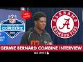 Alabama WR Germie Bernard 2026 NFL Combine Interview | Bama Football News & Rumors